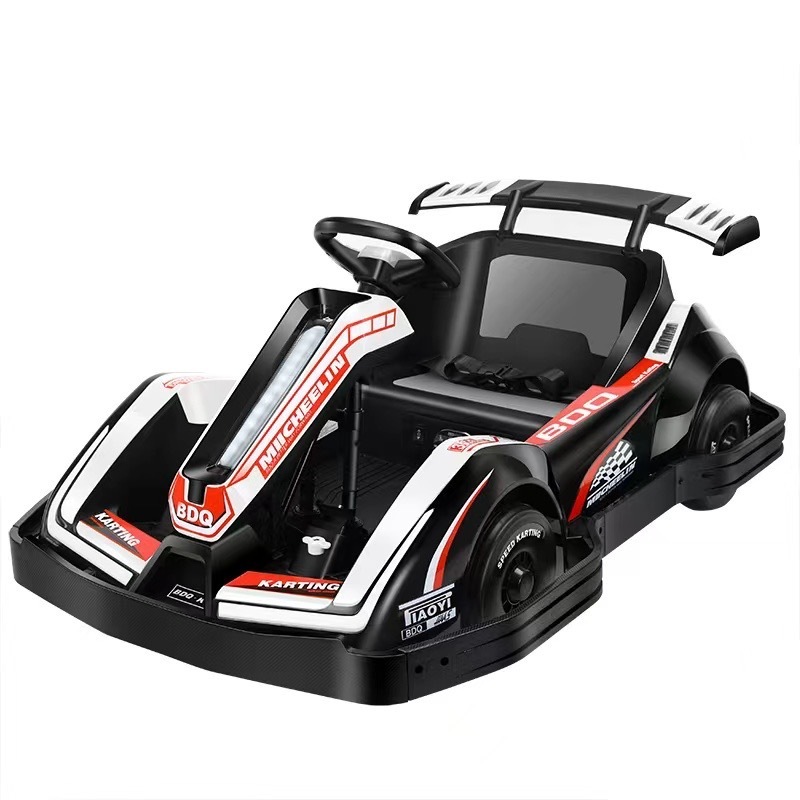 2023 Hot Selling remote control 24v electric dual drive four wheels go kart toy car ride on kids go kart for children