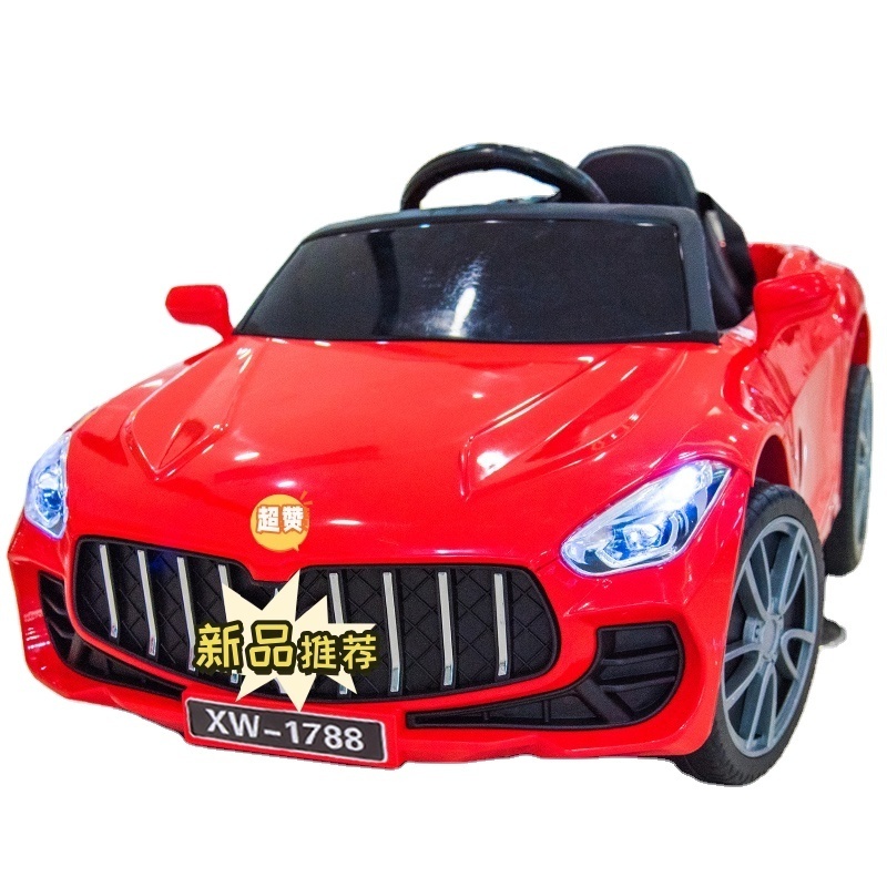 Best Price Kids Ride On Car 4 Wheels Suspension Double Battery Toy Cars Large Seat Child 12V Electric Car