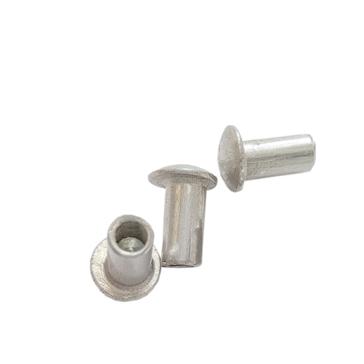 Precision Copper stainless steel Tube Thread Rivet Processing of Aluminum Hollow Round Head Rivet