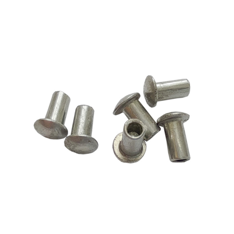 Precision Copper stainless steel Tube Thread Rivet Processing of Aluminum Hollow Round Head Rivet