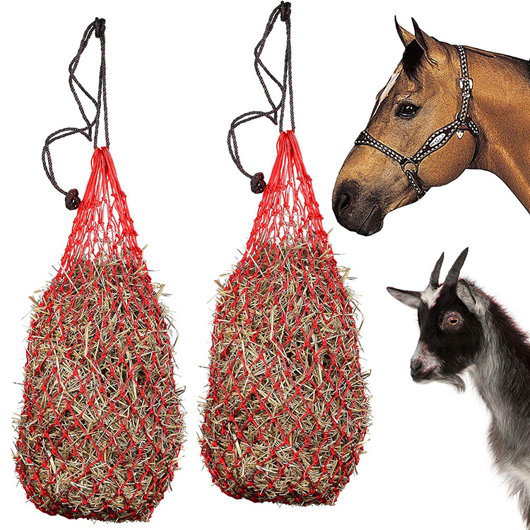 Factory price hay nets for horses large bale hay horse slow feeder net hay nets for horses