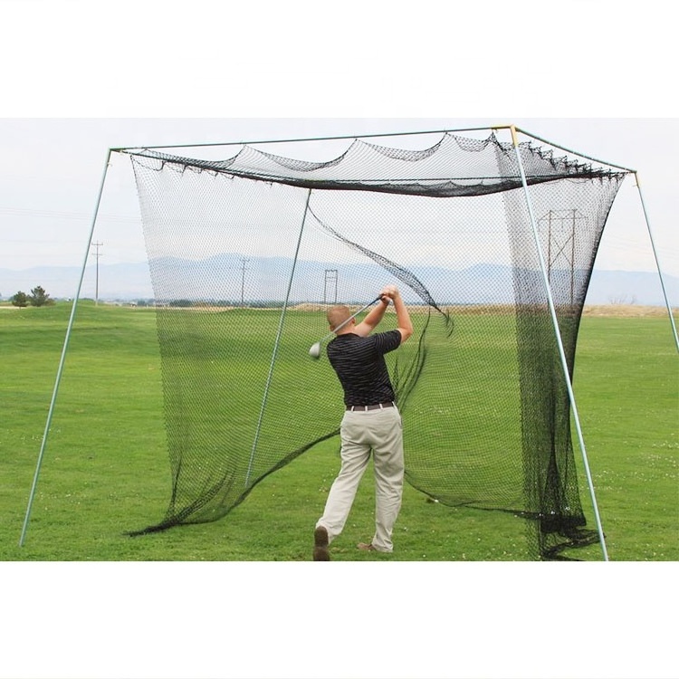 3 x 3 x 3 m Wholesale Factory Direct Selling Driving Range Golf Hitting Net Outdoor Indoor Golf Practice Swing Net Cage