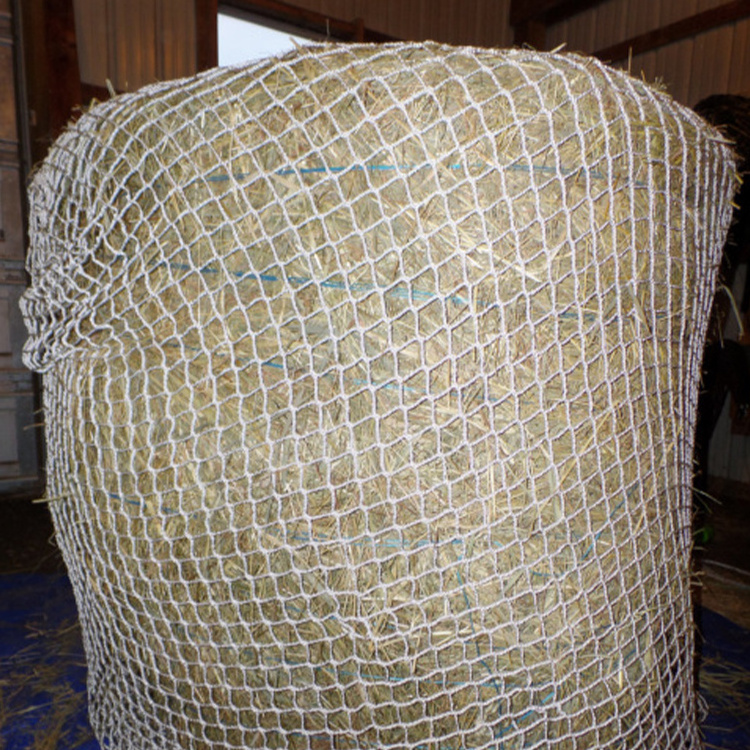 Round Hay Baler With Net Wrap Plastic Polyethylene Plastic Pallet Wrapping Net Agricultural Hay Wrap Bale Net