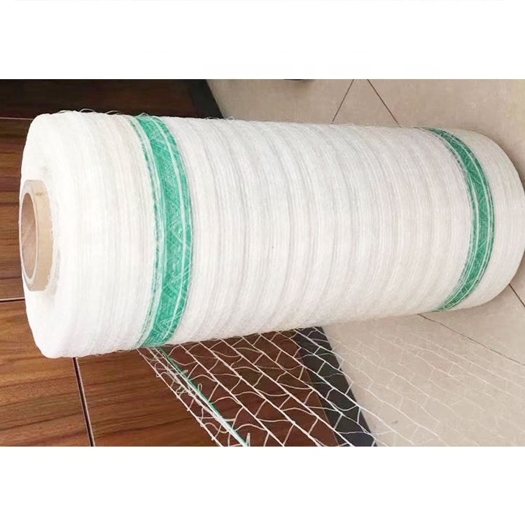 China Agriculture 6-10gsm white bale 100 virgin hdpe cargo reusable pallet wrap net