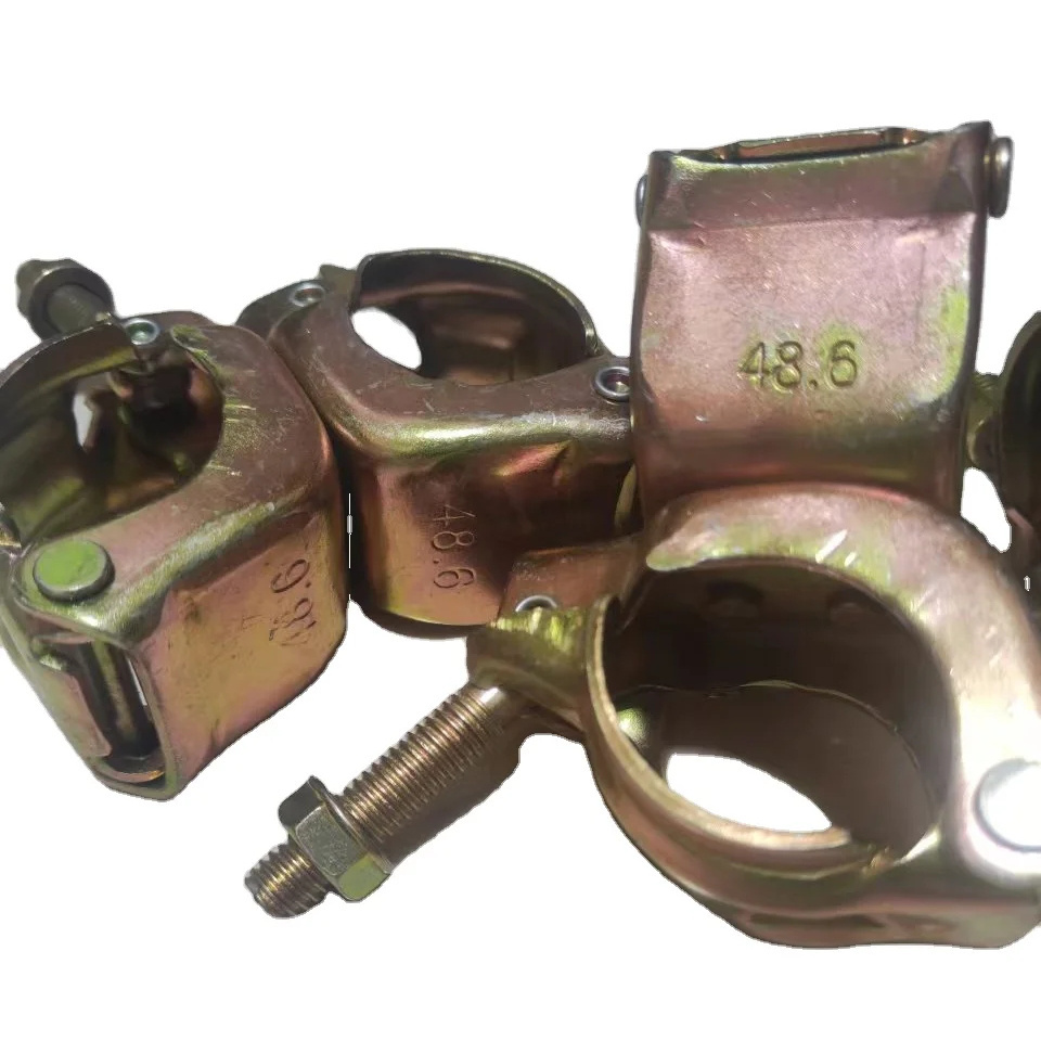 Durable Steel Scaffolding Clamp Fix Couplers Construction Material Ladder & Scaffolding Parts