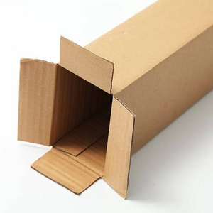 Rectangular triangle carton Corrugated carton Sun umbrella curtain rod floor mat express packing box