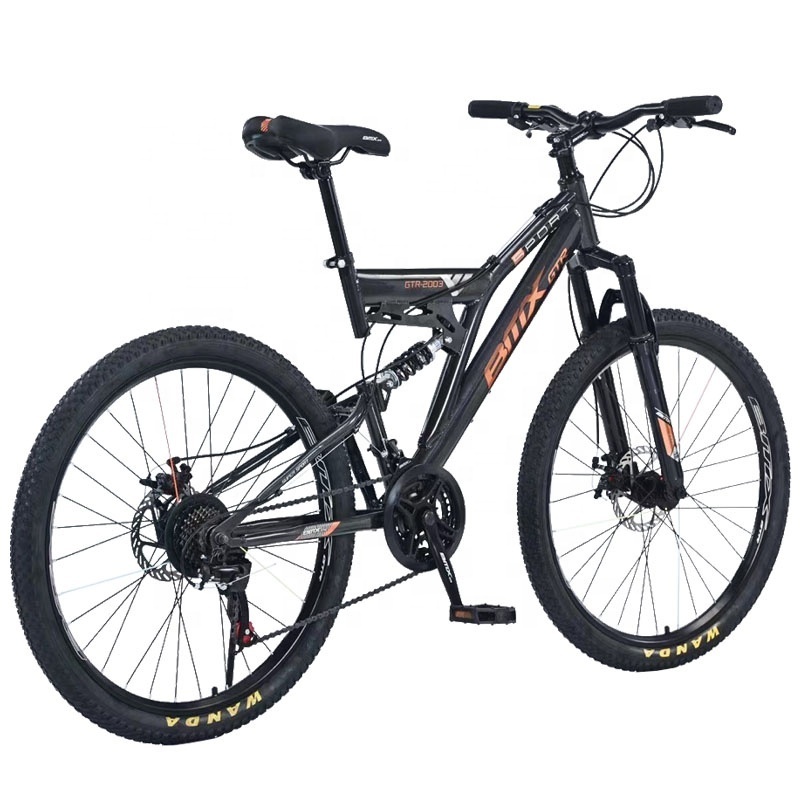 Factory wholesale 26'' 27 5'' 29'' inch Alloy Frame Full Suspension 21 Speed Mountain Bike Bicycle