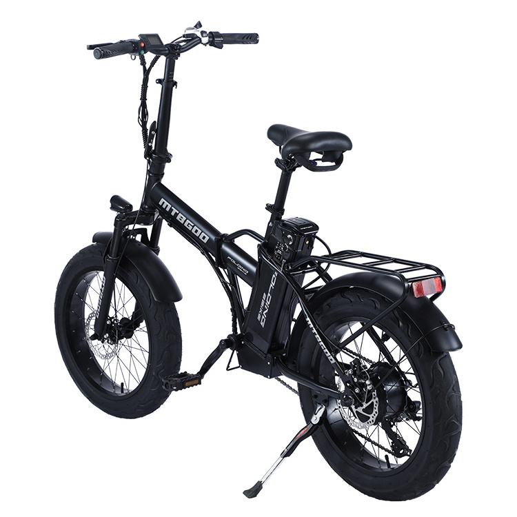 E bike european warehouse free-shipping 20 inch 750W big tire folding fat tire electric bike