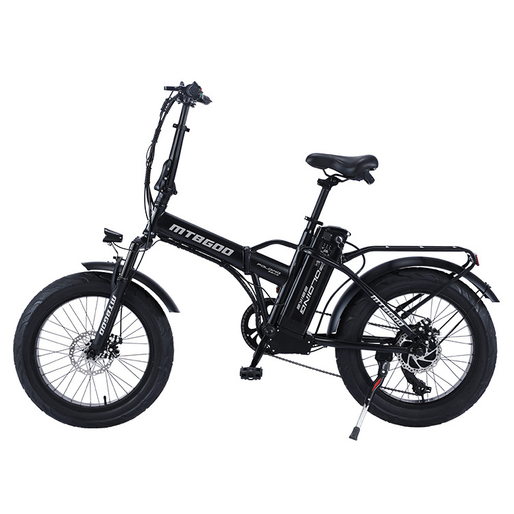 E bike european warehouse free-shipping 20 inch 750W big tire folding fat tire electric bike