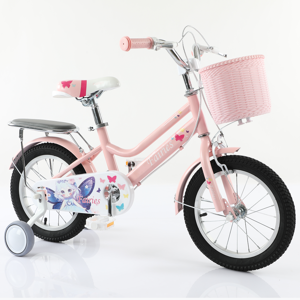 2023 High quality new model 12 16 inch fashion steel 4 wheels bicycle for kids 1-6 years child riding outside