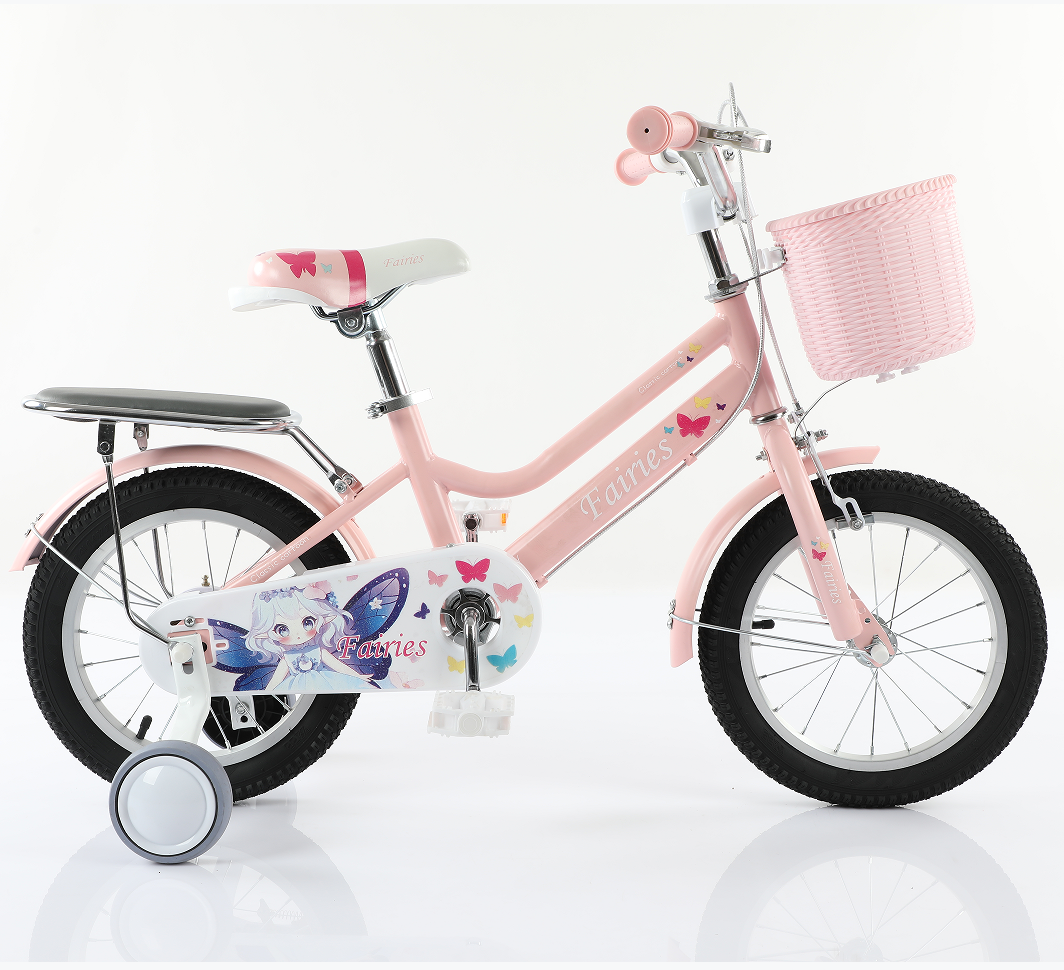 2023 High quality new model 12 16 inch fashion steel 4 wheels bicycle for kids 1-6 years child riding outside