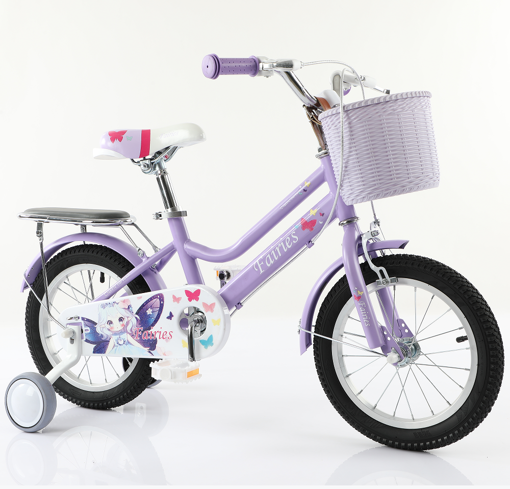 2023 High quality new model 12 16 inch fashion steel 4 wheels bicycle for kids 1-6 years child riding outside