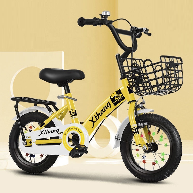 Xthang Wholesale Cheap Price 12 Inch 16 Inch 20 Inch Height Adjustable 3- 8 Yeas Old Child For Training Wheel Kids Cycle