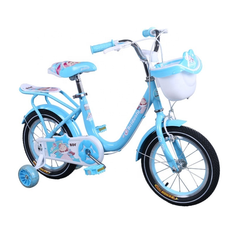 Hot sale bicycle product 12 inch kids ride on bike / bikes for kids with basket and training wheels (bikes for kids) / kids bike