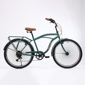 Cheap Single Speed Lowrider Beach Cruiser Bike / Wholesale Cruiser Bikes City Bike