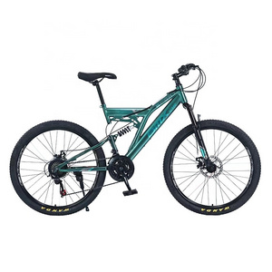 Factory wholesale 26'' 27 5'' 29'' inch Alloy Frame Full Suspension 21 Speed Mountain Bike Bicycle