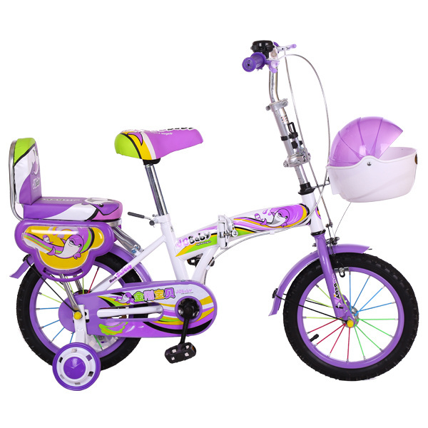 Foldable Boys 12 14 16 18 inch Bicycle Frame training wheels Children Folding Bike for 6 Years Old Child