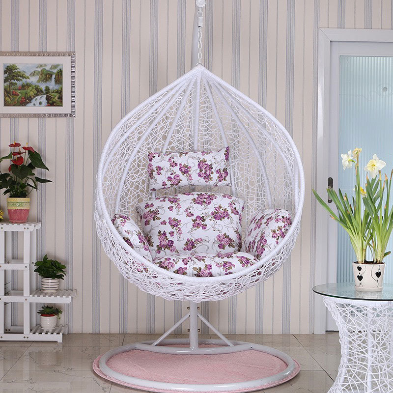 Egg Chair Outdoor Furniture Woven Basket Hanging Garden Swing Chair Patio Swings Carry Bag Customized Durable Modern Hammock