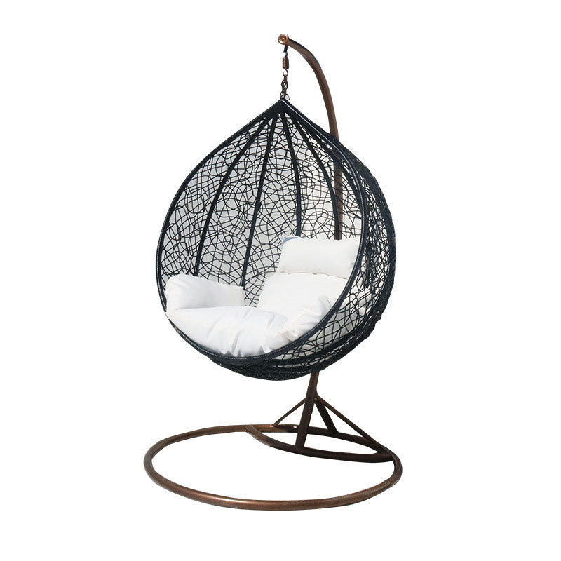 Egg Chair Outdoor Furniture Woven Basket Hanging Garden Swing Chair Patio Swings Carry Bag Customized Durable Modern Hammock