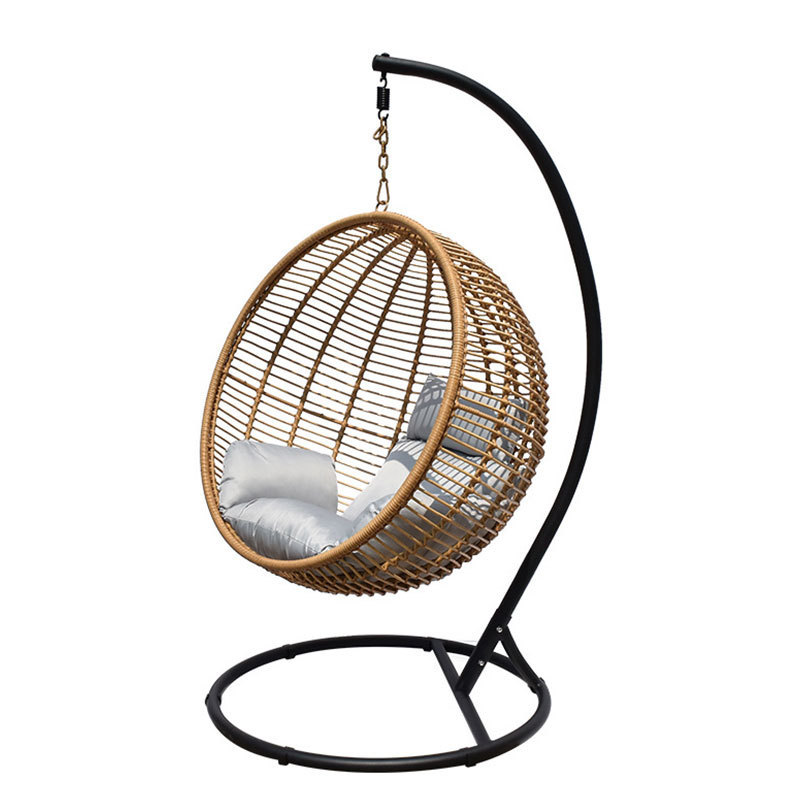 Hot selling rattan bird's nest Nordic basket chair outdoor leisure indoor balcony hanging chair household swing rattan egg chair