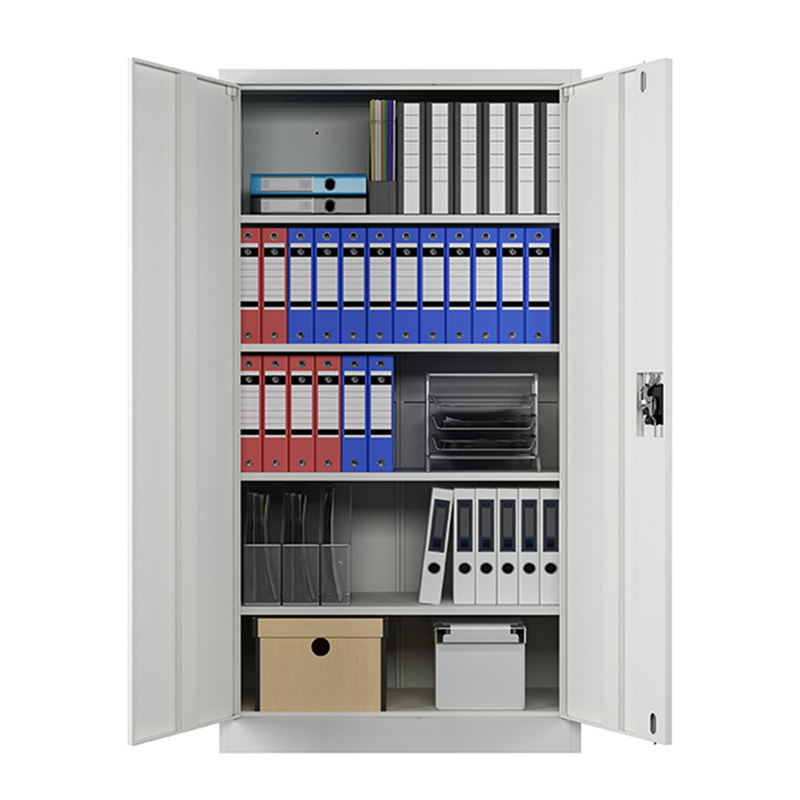 High quality Office Metal Storage File Cabine glass doors archive cabinet fireproof waterproof steel cupboard Filing Cabinets