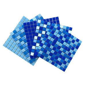 hot seller Nonslip Waterproof Modern  Bathroom Interior Wall Floor Swimming Pool Glossy Porcelain Ceramic Mosaic Tiles