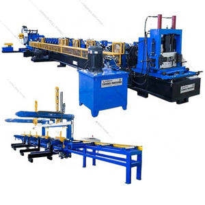 C Purlin Roll Forming Machine C Z U Channel/ Purline/ Cold Rolling Forming Machine Galvanized Steel Colored Tile 8-18m/min CR12