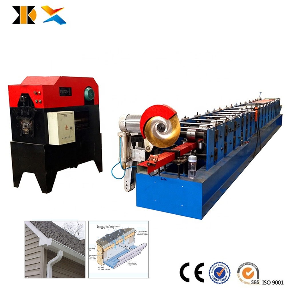 Rain gutter Downspout Making Machine elbow Roll former machine steel downpipe spout roll forming machine