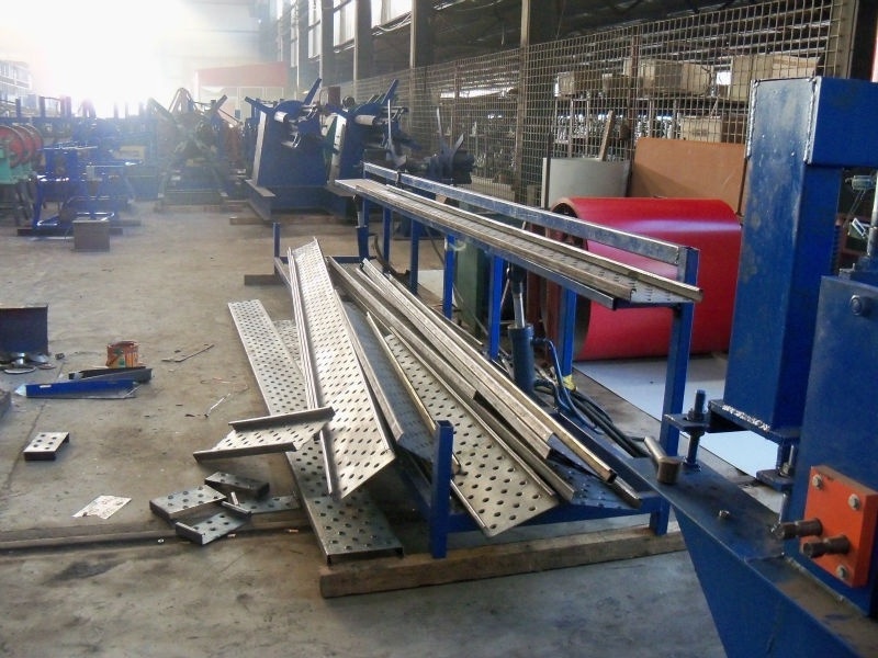 pre-painting galvanized steel metal scaffold plank roll forming machine