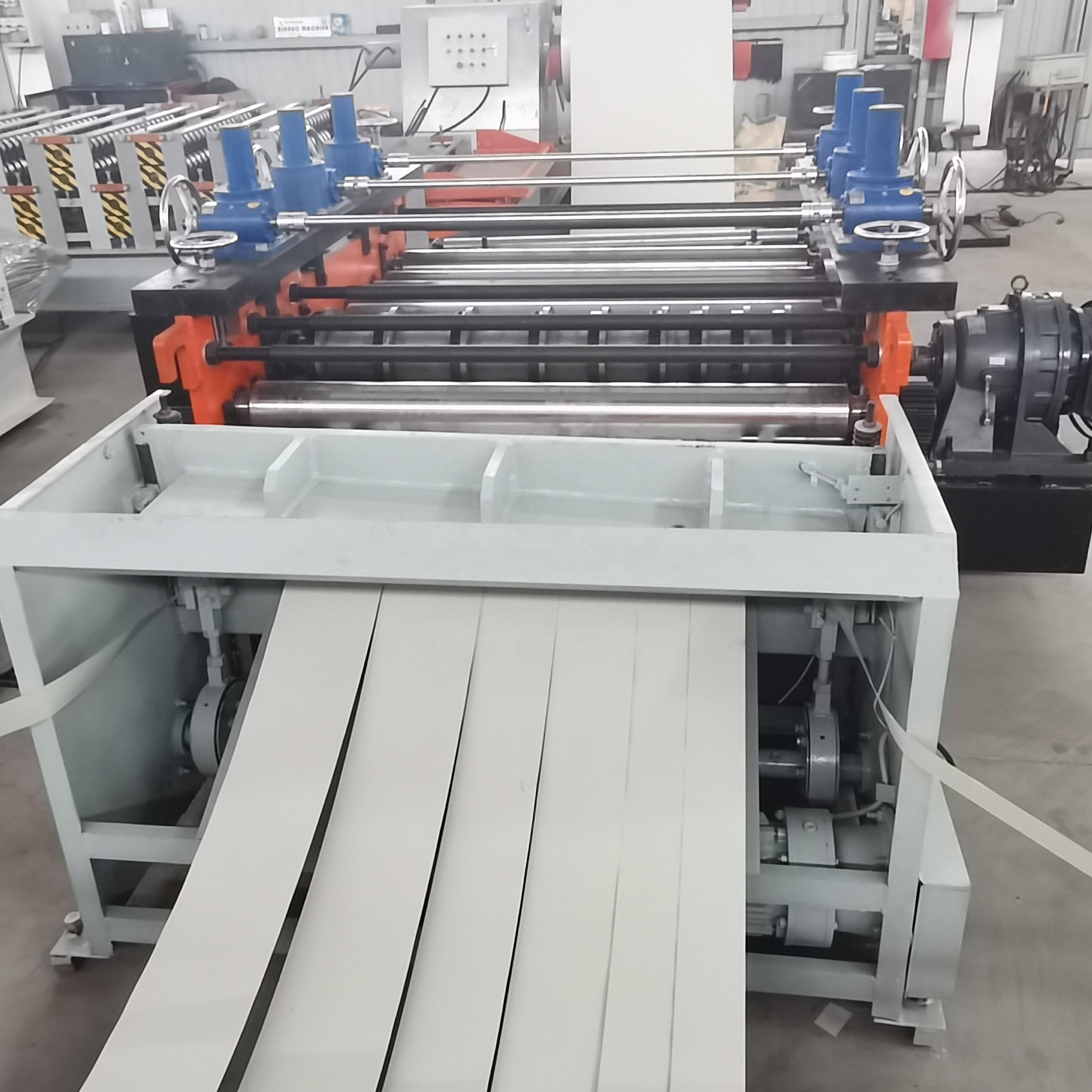 Real strength manufacturer automatic metal slitting machine line steel coil cut to length machine