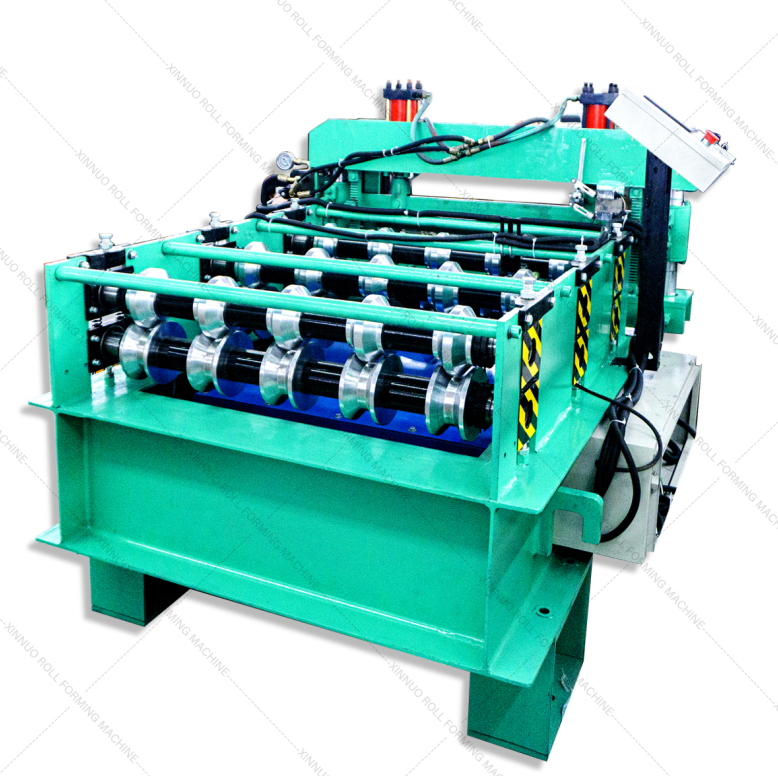 Zimbabwe Deep Ridge Bullnose Machine Curving Roofing Sheet Roll Forming Machine