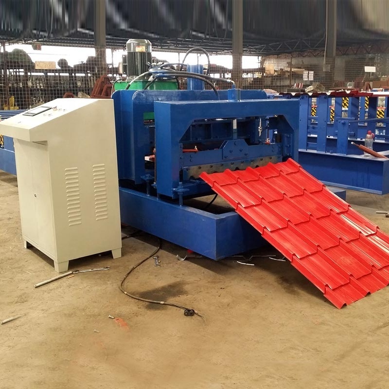 840 automatic pro rib glazed metal tile making pressing panel ibr roll former forming machine for ppgi roof