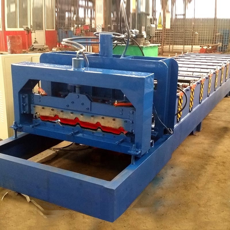 840 automatic pro rib glazed metal tile making pressing panel ibr roll former forming machine for ppgi roof