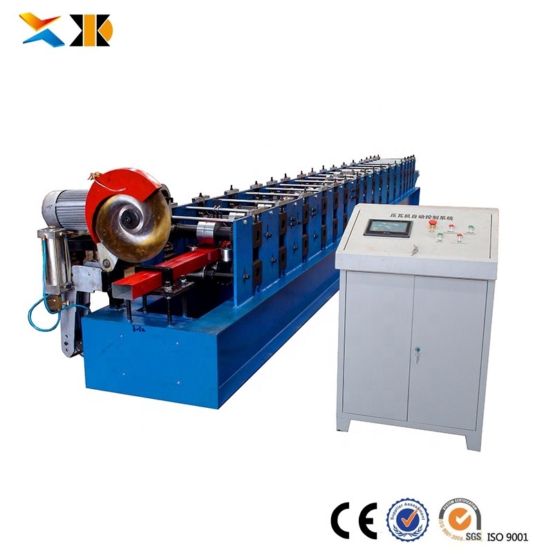 Rain gutter Downspout Making Machine elbow Roll former machine steel downpipe spout roll forming machine