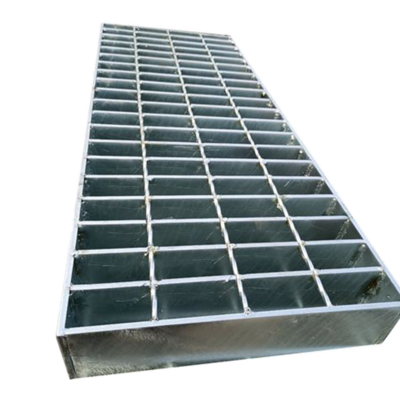 Heavy Duty Metal Building Construction Materials Galvanized Steel Rain Water Drainage Trench Grate Platform Steel Floor Grating