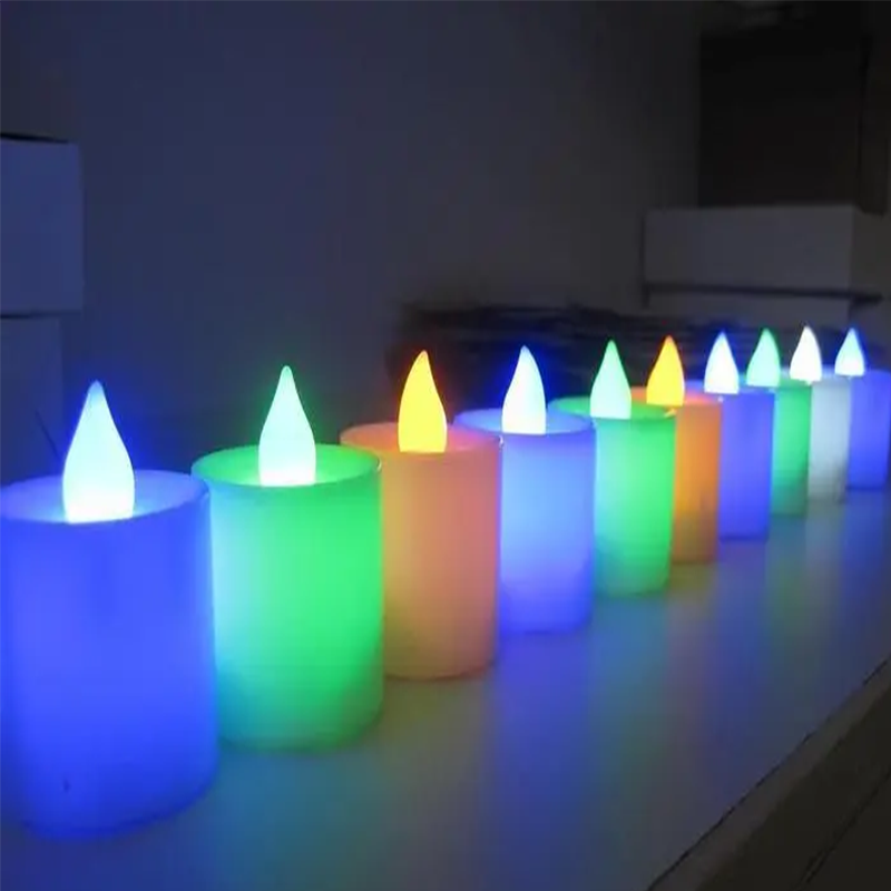 Wedding Valentine Day Christmas Colorful Candles Led Candle Flameless Led Candles Realistic Tea Lights