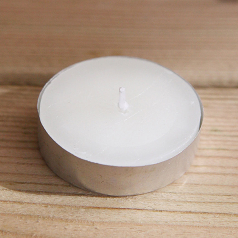 Factory Directly Sell Colorful Paraffin Wax Tea Light Candles Round Shape Small Candles Wedding Candles