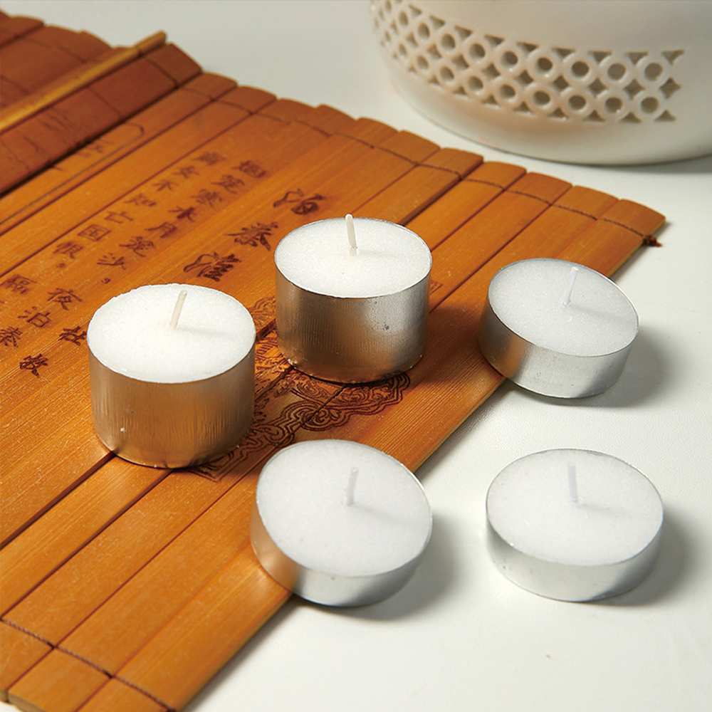 Wholesale Candle Set White Tea Light Candles Unscented 4 Hours Burn Tealight For Birthday Wedding Decoration