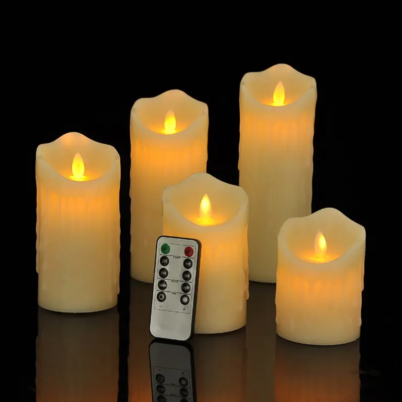 Swing Flame LED Candle Night Lights Wedding Party Home Decoration Flameless LED Candle