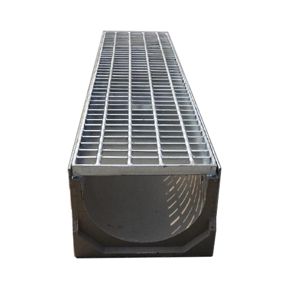 Outdoor Channel Drain Industrial Slotted Drainag Roof Trench Drain Floor Resin Concrete Drain Drainage Channel