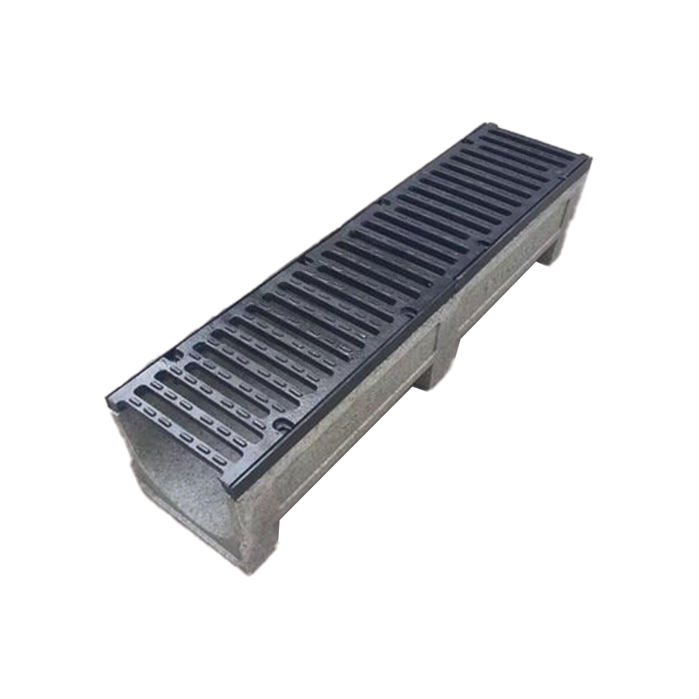 High Quality Linear Polymer Concrete U Shaped Drainage Channel With Slot Cover