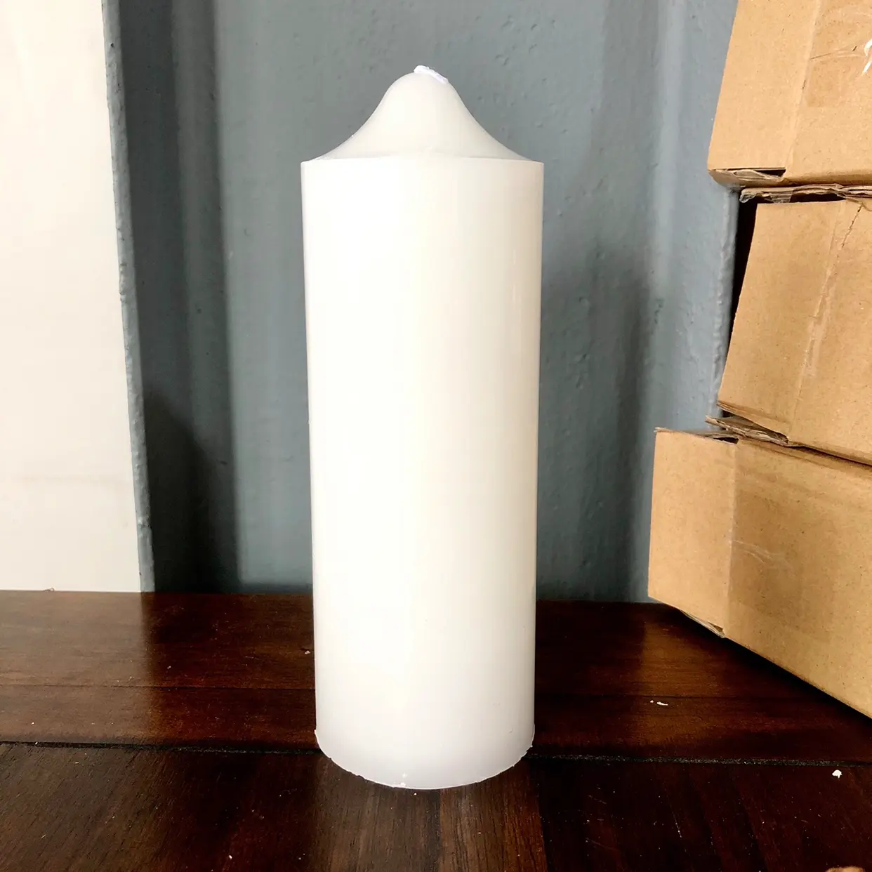 10*15 Multiple Sizes Wedding Festival Romantic Decoration Cylindrical Smokeless Paraffin Candles