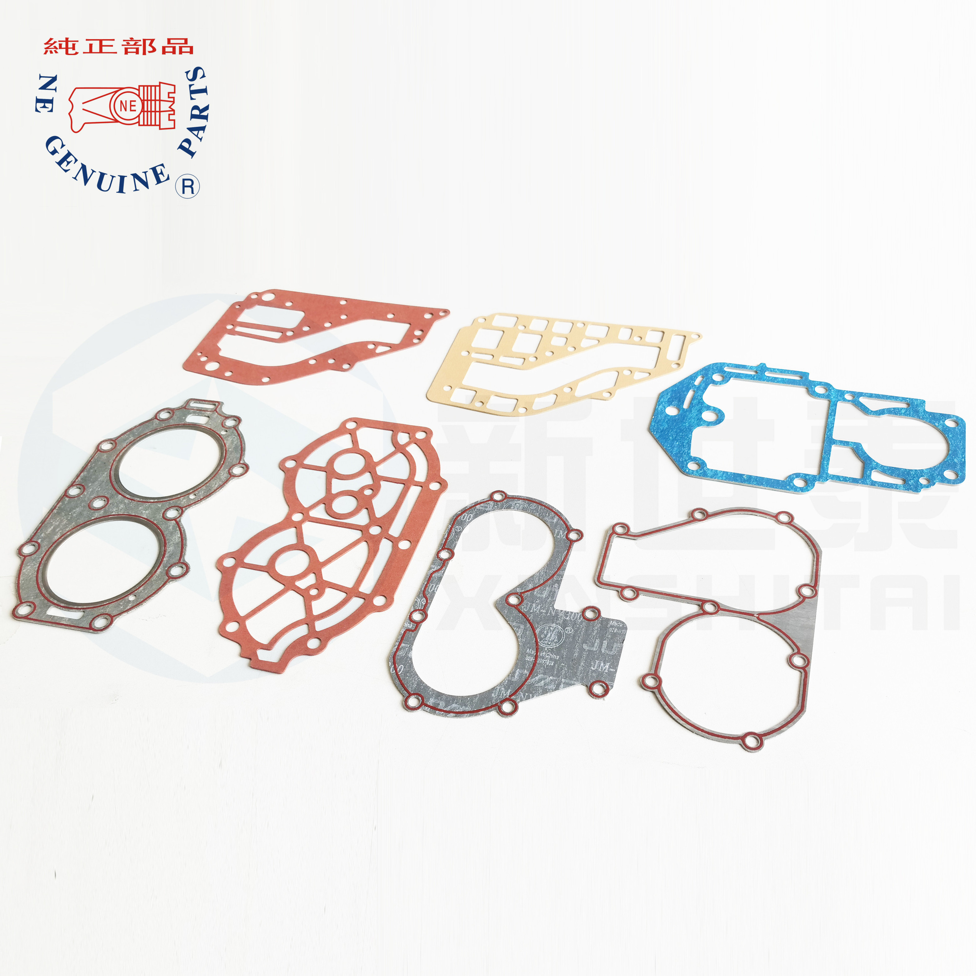 Wholesale supplier spare parts seal kit outboard engine complete cylinder head gasket for yamaha 2 stroke 25HP 30HP