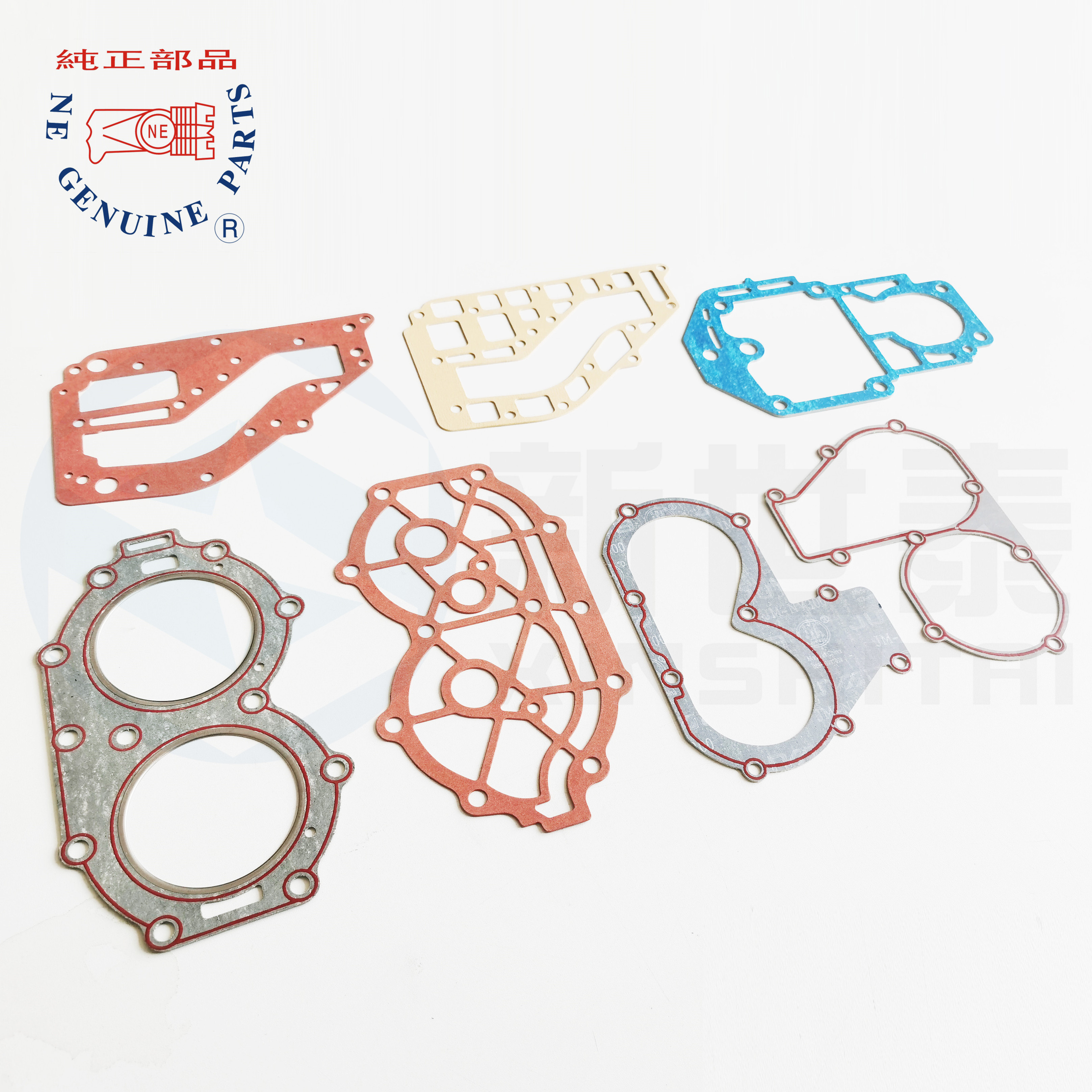 Wholesale supplier spare parts seal kit outboard engine complete cylinder head gasket for yamaha 2 stroke 25HP 30HP