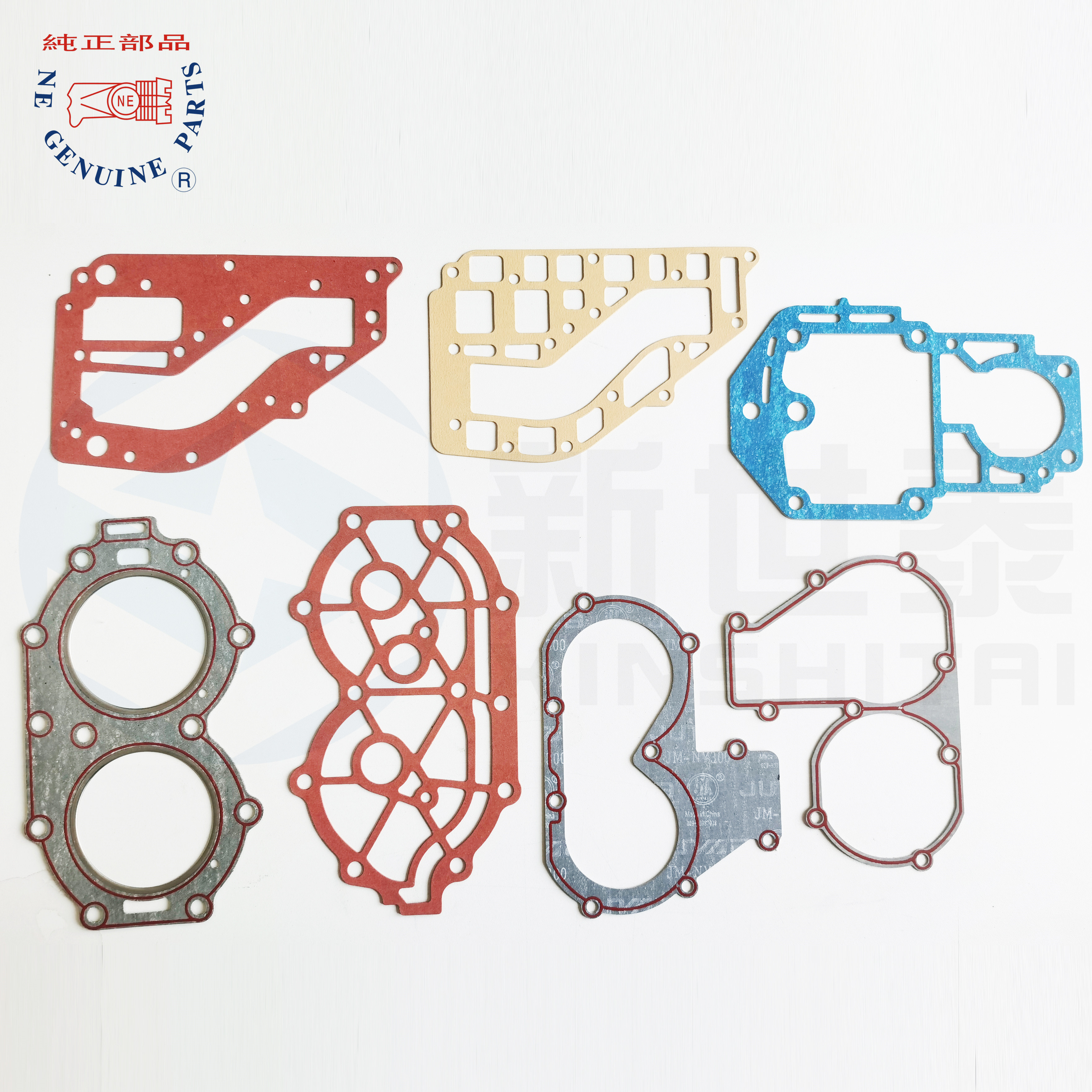 Wholesale supplier spare parts seal kit outboard engine complete cylinder head gasket for yamaha 2 stroke 25HP 30HP