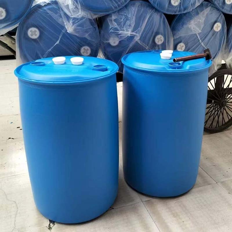 200L plastic drum blue HDPE chemical barrel 200 liter blue plastic drum / HDPE barrel drum for chemical storage