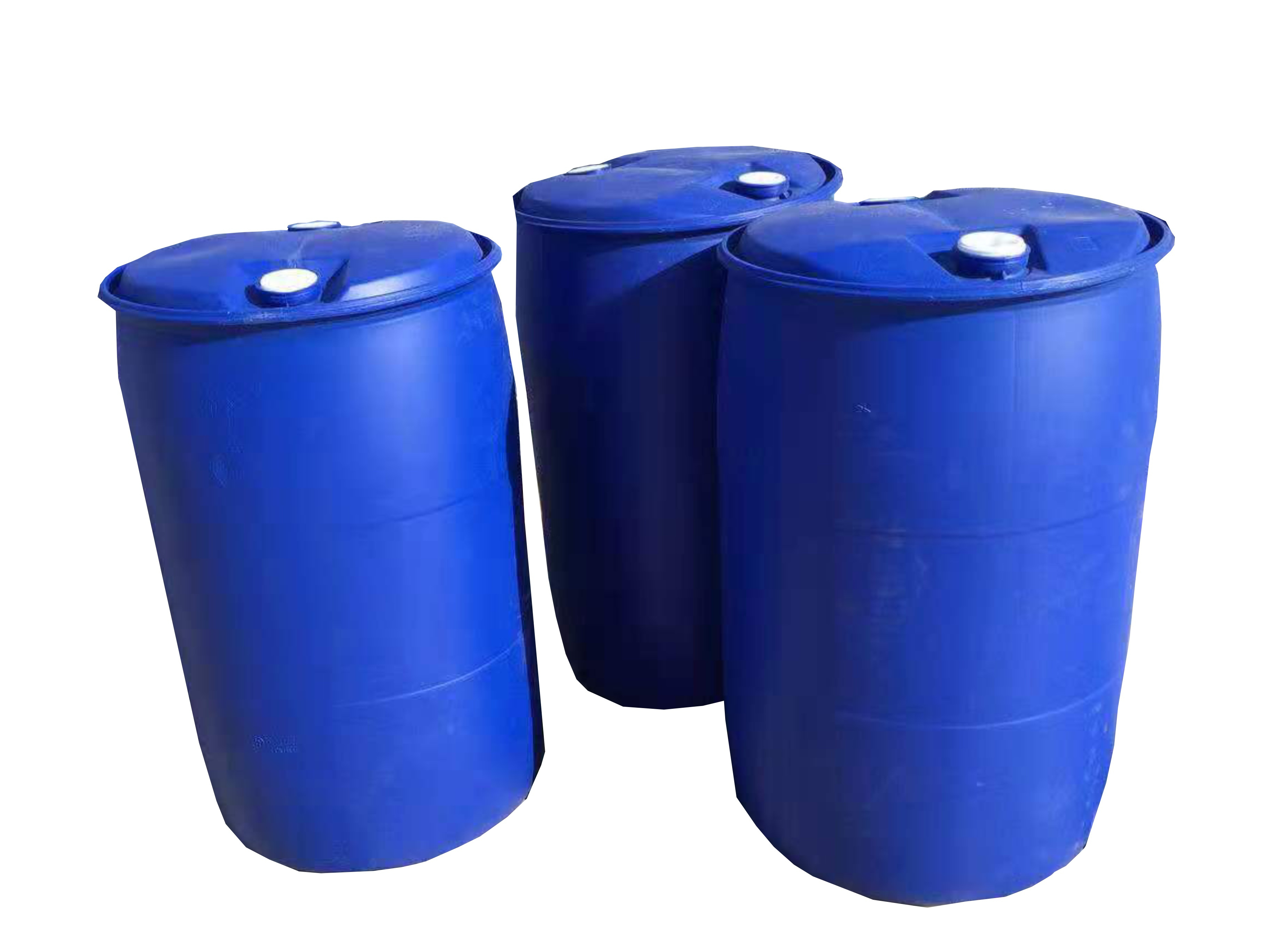 High quality 100% Plastic HDPE 200L plastic barrel / Blue drums for chemicals packing