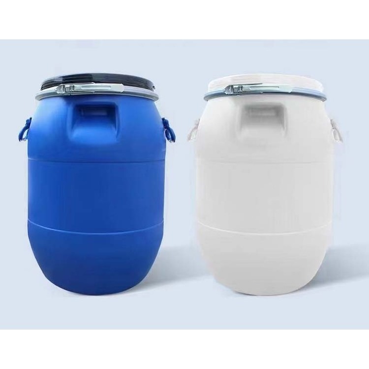 200 liter blue plastic drum HDPE chemical barrel / Food Grade Blue Plastic Blue 50/60/120 Litre Hdpe Drums