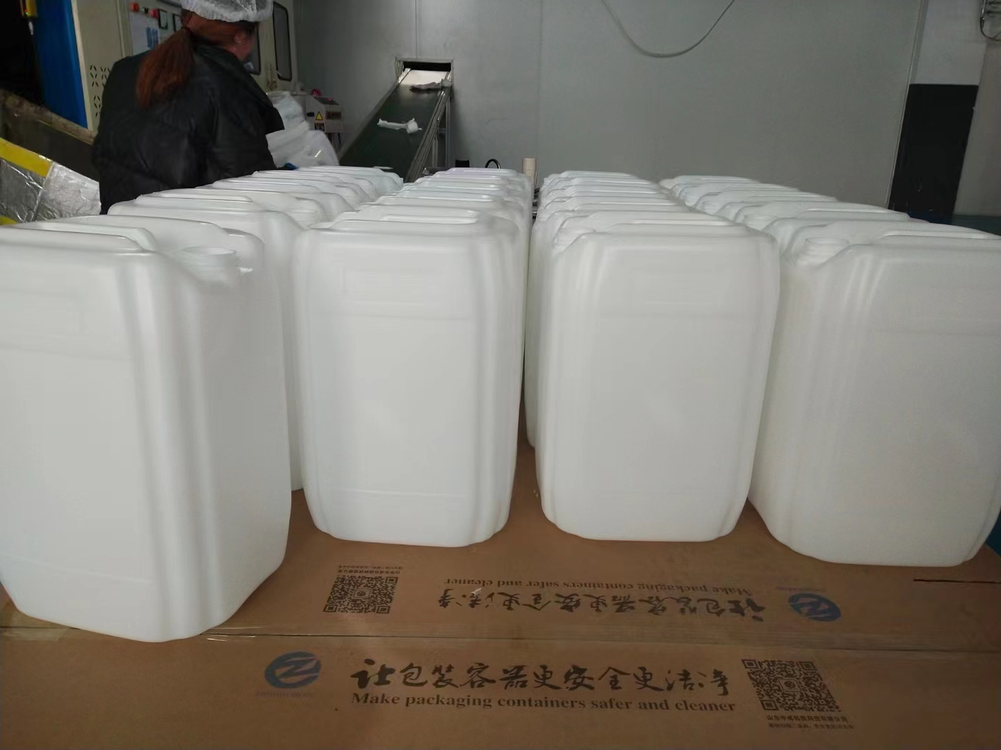 HDPE 5 gallon plastic bucket with lid /25L cooking oil jerry can