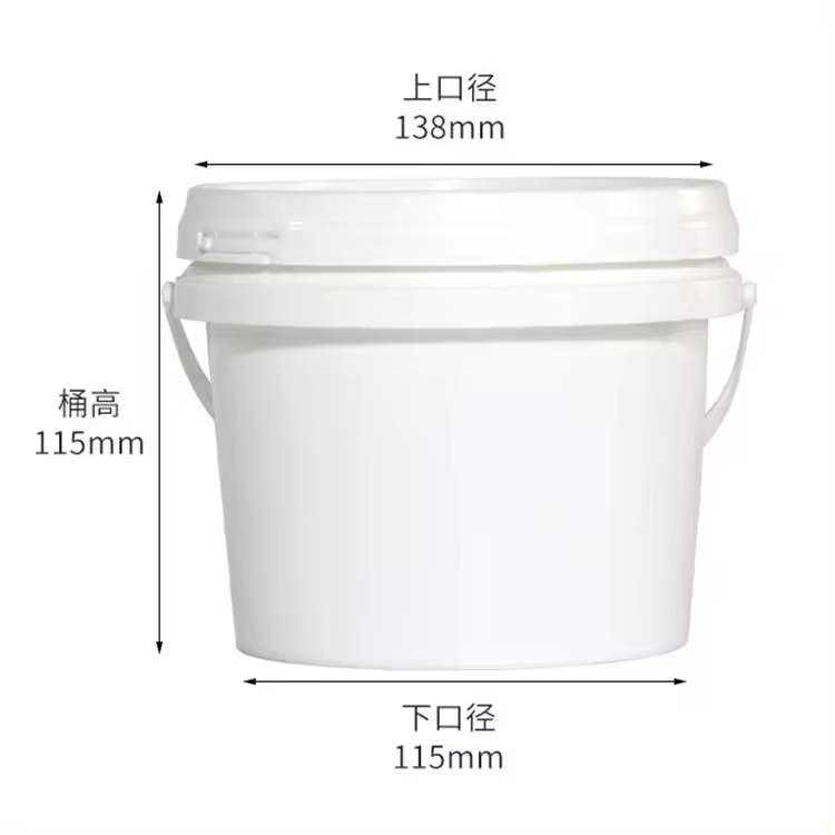 Wholesale Round Bucket for Candy Cookie Chocolate Bucket Manufacturer PP  Food Grade Colorful Cheap Plastic With Lid  Handle